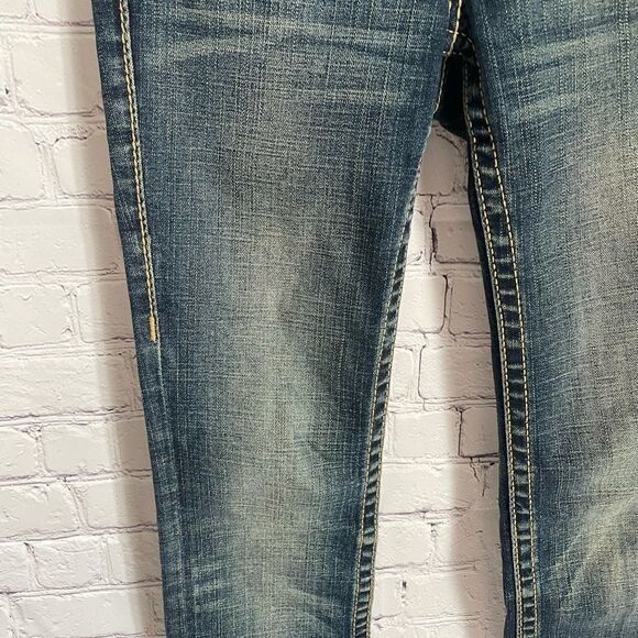 True Religion Low Rise Dirty Wash Jeans Sz 24 - Picture 2 of 7